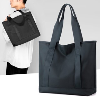 กระเป๋าถือ กระเป๋าสะพายไหล่ ผ้าไนล่อน กันน้ํา ขนาดใหญ่ จุของ…