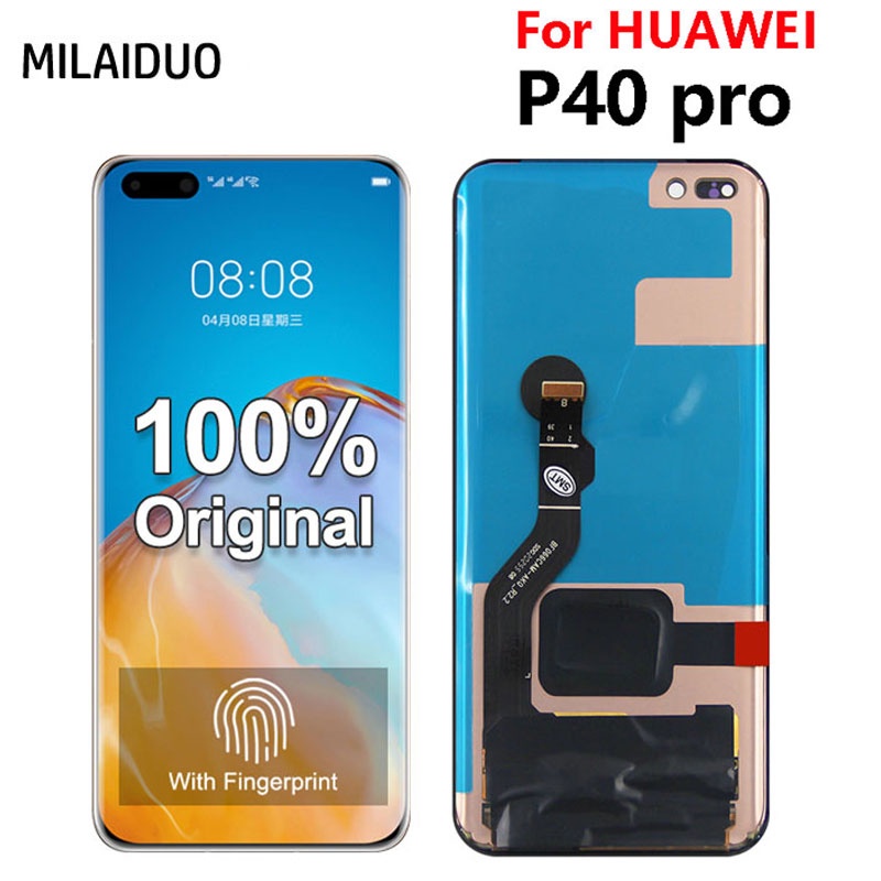 อะไหล่หน้าจอสัมผัสดิจิทัล Lcd TFT แบบเปลี่ยน สําหรับ Huawei P40 Pro