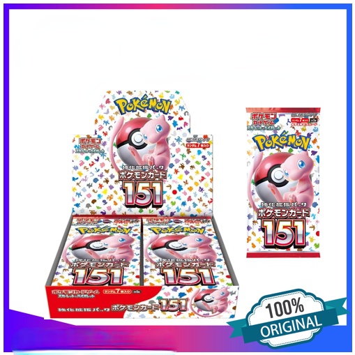 Pokemon Tcg Booster Box - Scarlet และ Violet Expansion Pack "โปเกมอน 151" (Sv2A)