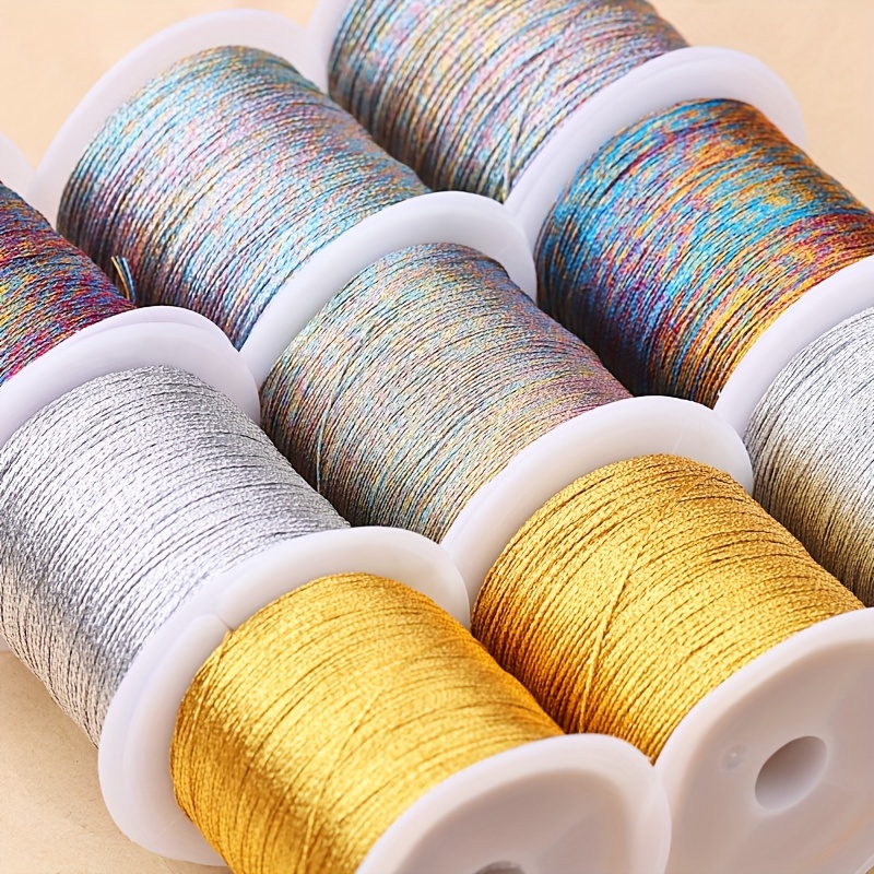 ม้วนลวด สีทอง และสีเงิน สําหรับห่อสร้อยคอ สร้อยข้อมือ 3 6 9 12 เส้น DIY 1 ม้วน