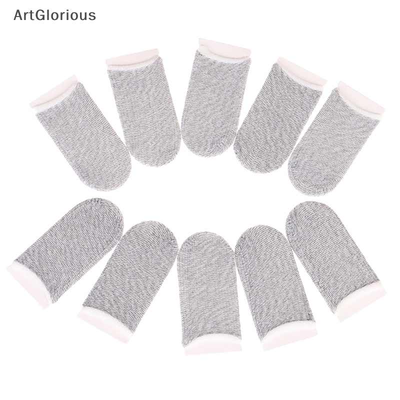 ถุงมือเล่นเกมมือถือ กันเหงื่อนิ้วหัวแม่มือ 10 ชิ้น