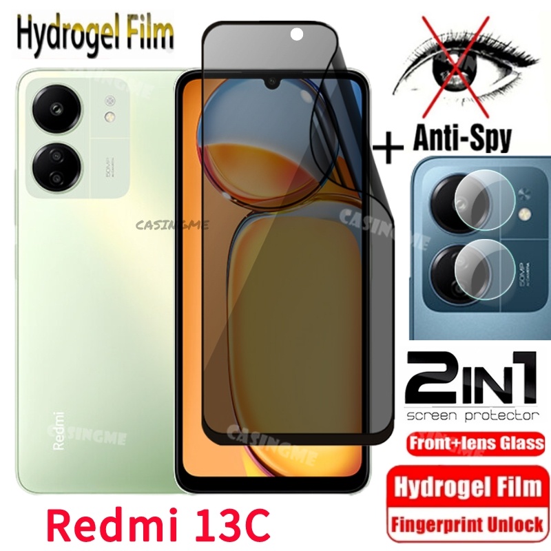Redmi 13C 2023 ฟิล์มไฮโดรเจลนิ่ม ป้องกันหน้าจอ ป้องกันการแอบมอง เพื่อความเป็นส่วนตัว สําหรับ Redmi13