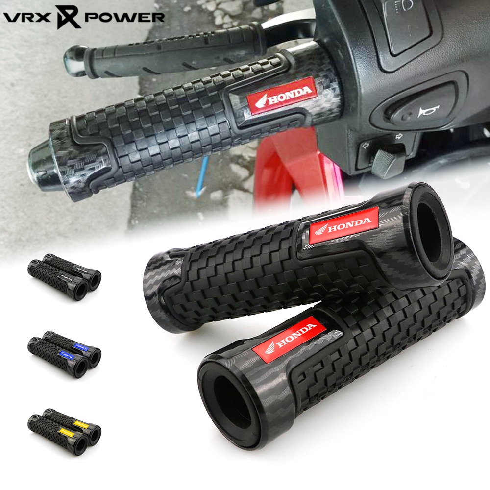 ปลอกแฮนด์มือจับ คาร์บอนไฟเบอร์ สําหรับรถจักรยานยนต์ HONDA CBR150 ADV PCX160 VARIO WINNER RS150
