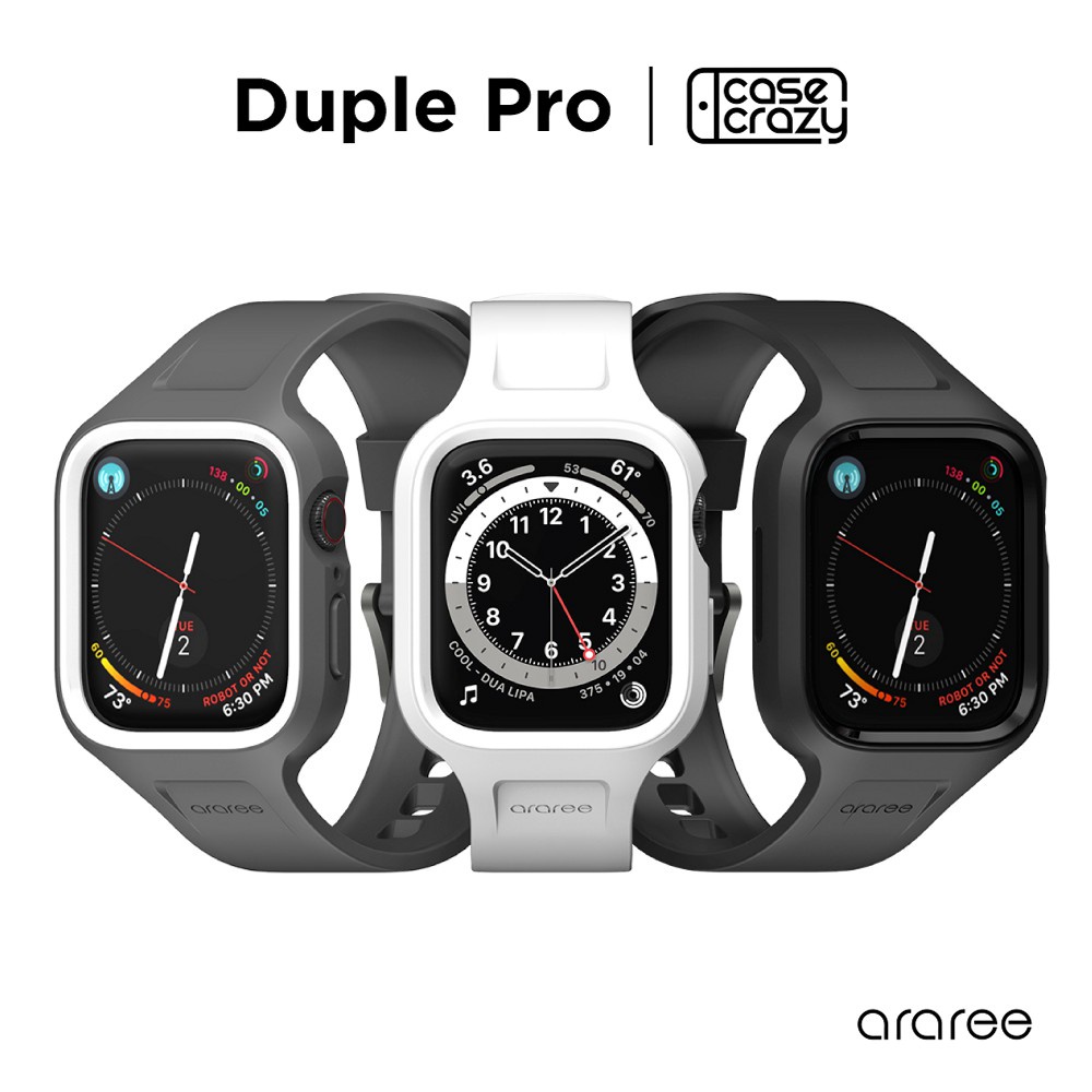 ARAREE เคสพร้อมสาย Apple Watch 9/8/7/6 (40/41/44/45mm) รุ่น Duple Pro