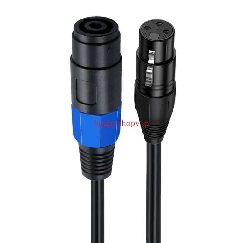 Hsv Speakon to XLR 3Pin Female สายเคเบิ้ลต่อขยายลําโพง พร้อมตัวล็อคเกลียว