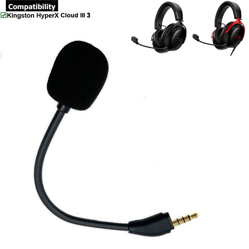 สายเคเบิลไมโครโฟนหูฟัง 3.5 มม. แบบเปลี่ยน สําหรับ HyperX Cloud 3 III
