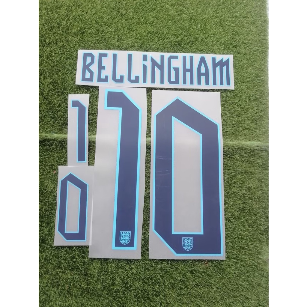 2022 England Nameset 10 BELLINGHAM Printing Heat Transfer Soccer Badge Patch