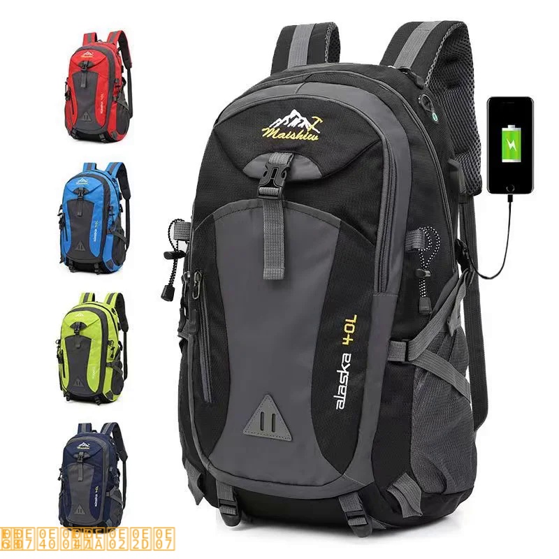 ！#@Anti-theft Mountaineering Waterproof Backpack Men Riding Sport Bags Outdoor Camping Travel Backpacks Climbing Hiking