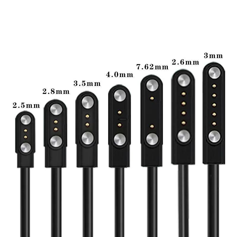 2pins 4pins Smartwatch Dock อะแดปเตอร์ชาร์จ USB สายชาร์จสําหรับรุ่นบางส่วนผู้ใหญ่/เด็กสมาร์ทนาฬิกา Power Charge Wire อุปกรณ์เสริม