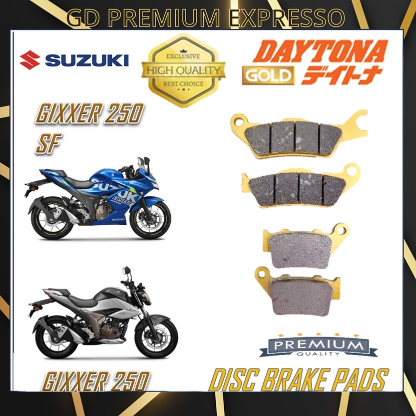 ผ้าเบรคแผ่นดิสก์ SUZUKI GIXXER 250 GIXXER 250 SF GOLD QUALITY