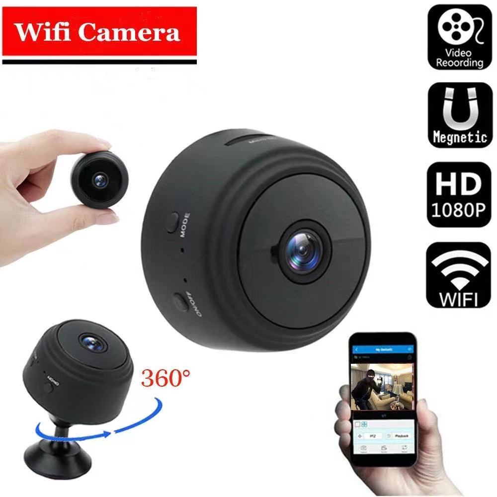 กล้องบันทึกวิดีโอ A9 Mini WiFi 1080p HD เวอร์ชั่นกลางคืน ขนาดเล็ก