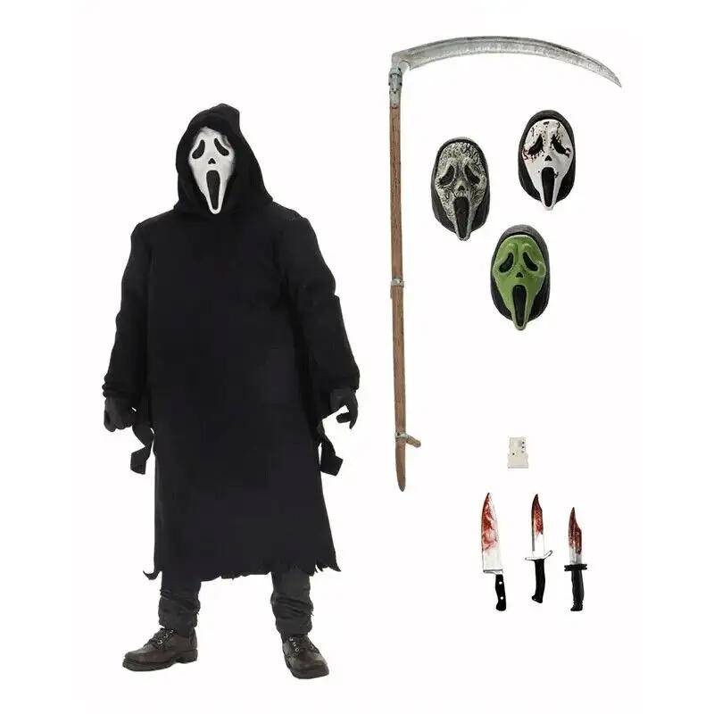 โมเดลฟิกเกอร์ NECA Halloween Skull Scream Horror ขนาด 18 ซม. ของเล่นสําหรับเด็ก เก็บสะสม