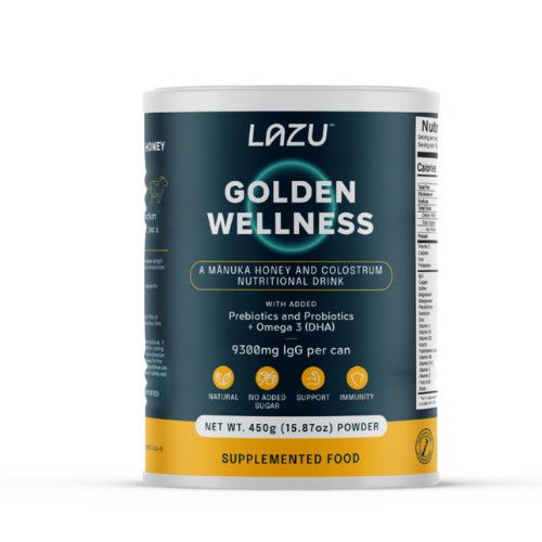 [เดท 11.2025 ] Lazu Golden Wellness Lon Powdered Milk 450g New Zeland Manuka Honey Combine