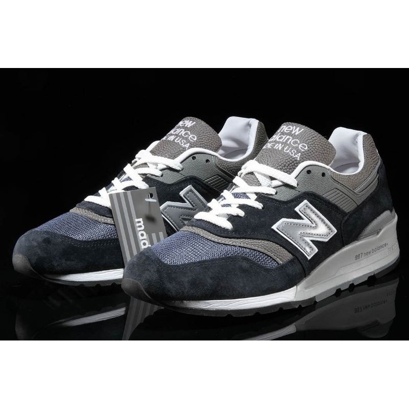 ♞,♘New Balance 997 USA Navy M997NV Shoes 100% Authentic t