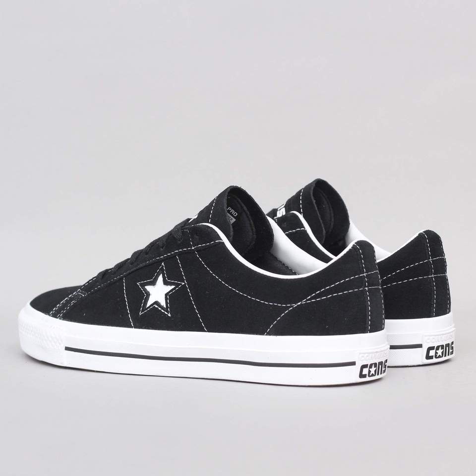 Converse One Star Pro Suede Ox Black รองเท้า new