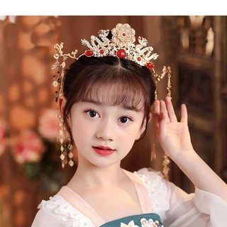 ที่ประดับผม สไตล์จีนโบราณ ทรงผมเจ้าสาวแบบดั้งเดิมของจีนสวย หรูหรา