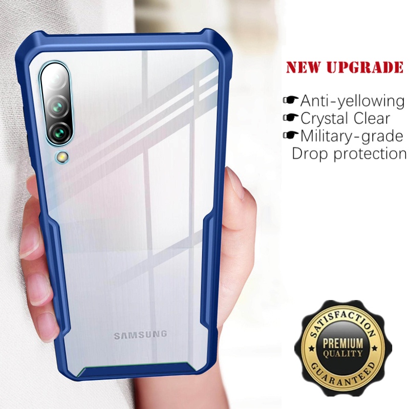 เคสอะคริลิค TPU นิ่ม แบบใส ปิดมุม กันกระแทก สําหรับ Samsung Galaxy A90 5G 6.7 นิ้ว SM-A908B A908N A9