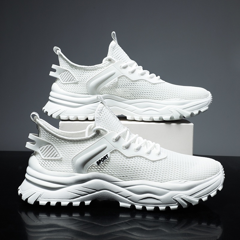 2024 รองเท้าผ้าใบลําลองแฟชั่น EVA แบบนิ่ม ระบายอากาศ ขนาดใหญ่ สําหรับผู้ชาย เหมาะกับฤดูร้อน 45 46 47