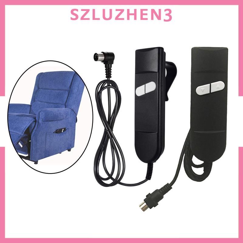 [Szluzhen3] ตัวควบคุมแมนนวล 5 พิน 2 ปุ่ม สําหรับยกเก้าอี้