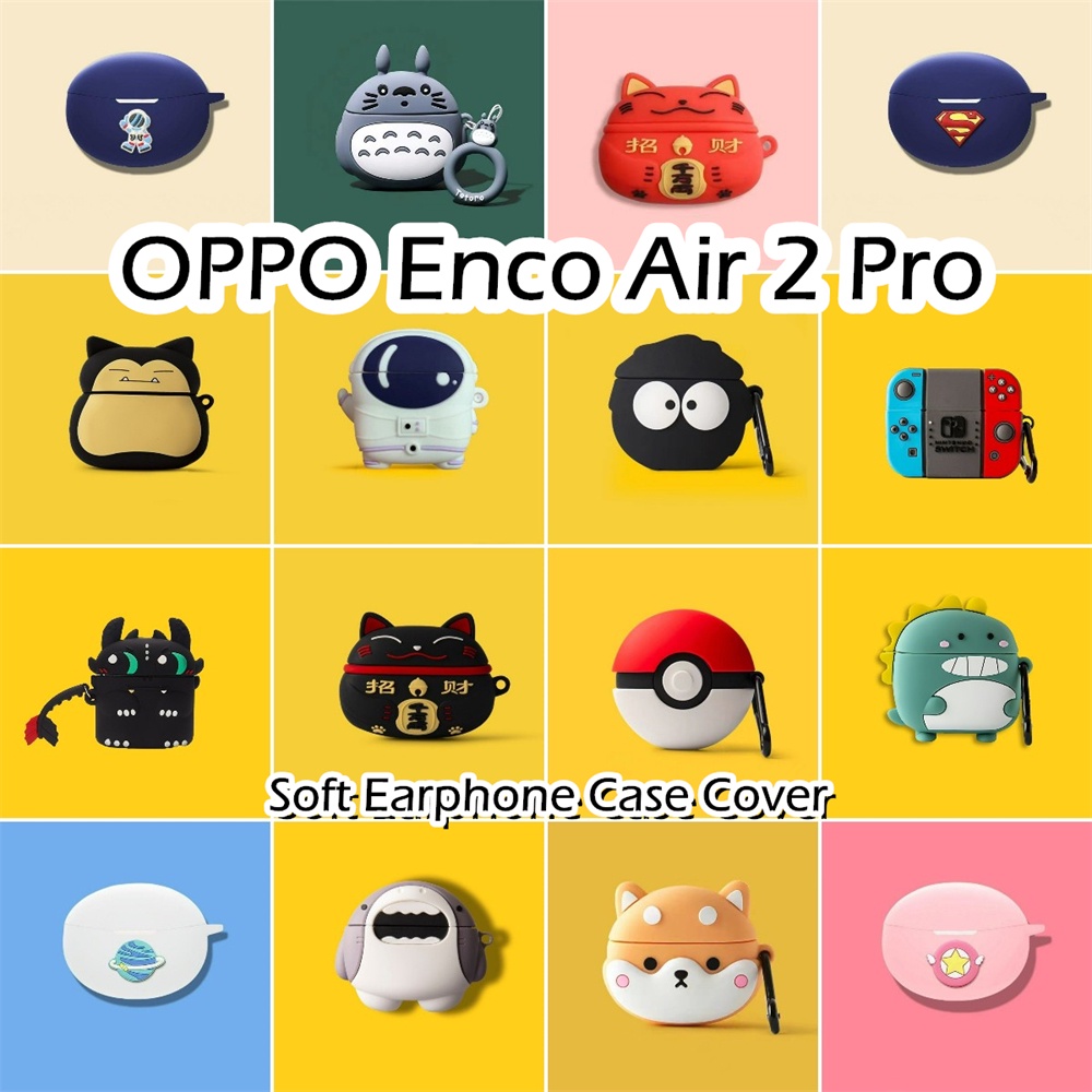 พร้อมส่ง! สําหรับ OPPO Enco Air 2 Pro เคส การ์ตูน สร้างสรรค์ ซิลิโคนนิ่ม เคสหูฟัง เคส