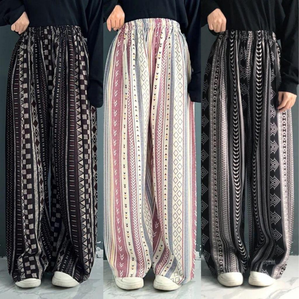 กางเกงฮอมมี่ PART 3 ผู้หญิง CULOTTS ผ้าฝ้ายพรีเมี่ยม COOL TEENAGE MOTIF PAJAMAS RAYON MODERN COMFORT