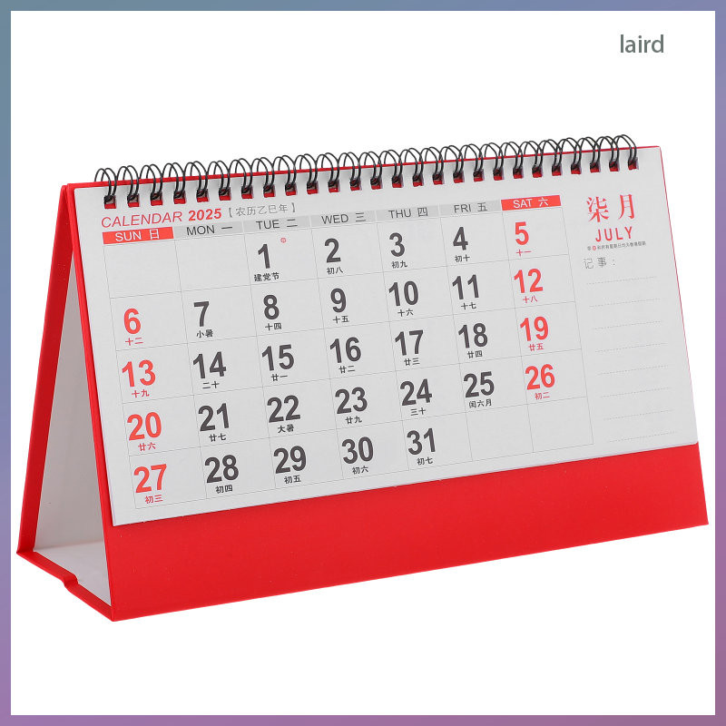 2025 ปฏิทินตั้งโต๊ะ Calender ปฏิทินขนาดเล็กสําหรับ