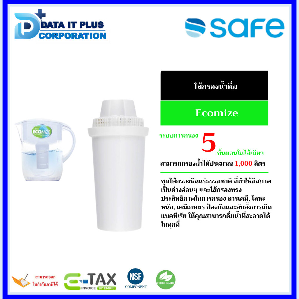 SAFE ชุดไส้กรอง เครื่องกรองน้ำ รุ่น Ecomize