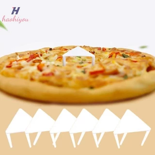 <haohiyou> 100 ชิ้น Pizza Saver Stands Fixing Rack ผู้ถือพิซซ่าพิซซ่าบรรจุขาตั้งกล้องพลาสติก Stack