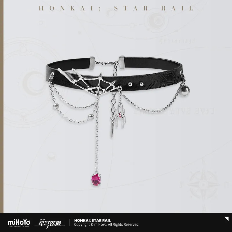 Sunsyea Honkai Star Rail สินค้าอย่างเป็นทางการ miHoYo เดิมแท้ Kafka Theme Impression Choker สร้อยคอ 