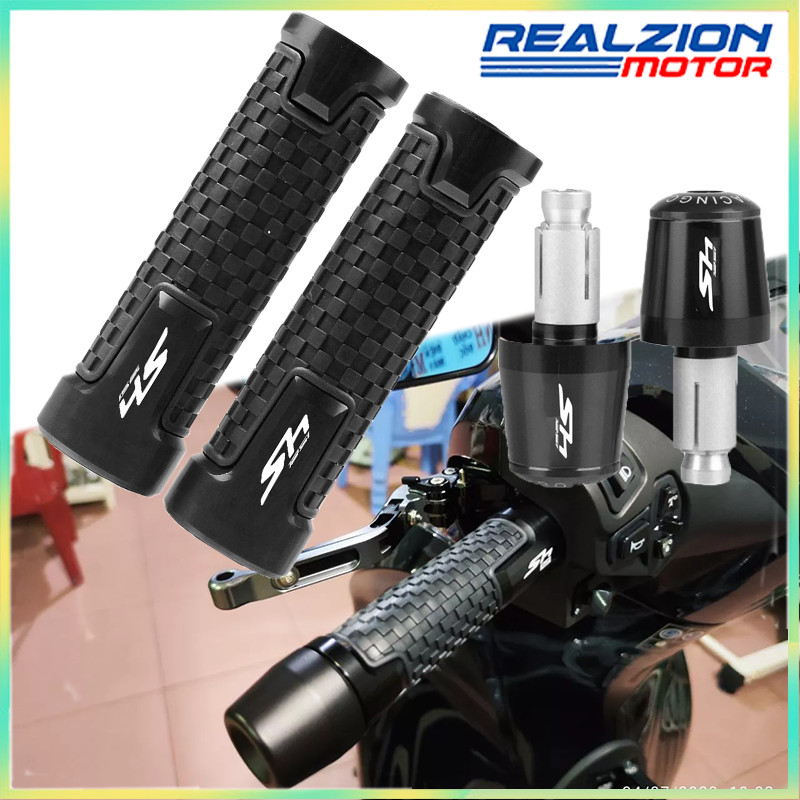 Realzion สําหรับ Honda SH125i SH125i SH 125 I รถจักรยานยนต์จับบาร์ Grip Handlebar Grips Cnc ชุด