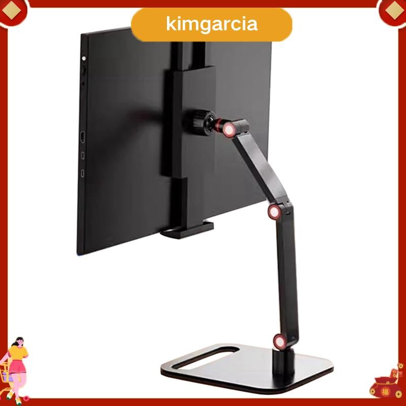 kimgarcia Portable Monitor Holder ขาตั้งแท็บเล็ต Adjustable Portable Monitor Desktop Clamp Stand