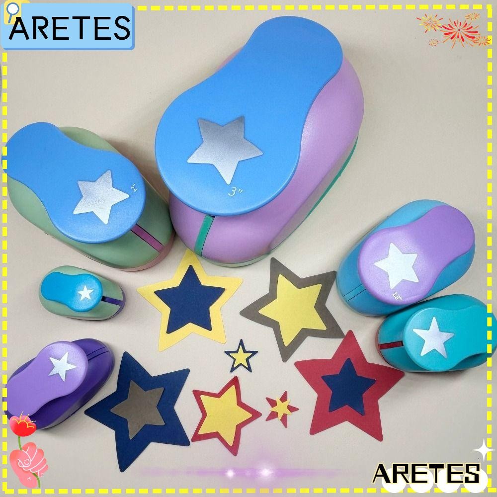 Arees Hole Puncher, 8-75 มม.DIYสมุดภาพลายนูนอุปกรณ์,ปลอดภัยHandmade Heart/Star Shaped Holeการ์ดทําเครื่องตัดกระดาษโรงเรียนสํานักงาน
