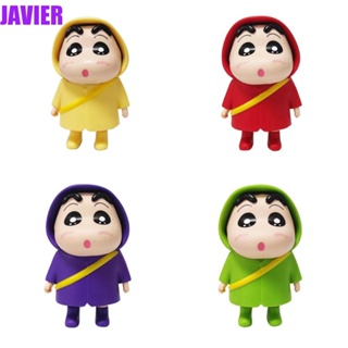 Javier ฟิกเกอร์ Pvc รูปการ์ตูนชินจังจอมแก่น 5 ชิ้น ต่อชุด ของเล่นสําหรับเด็ก