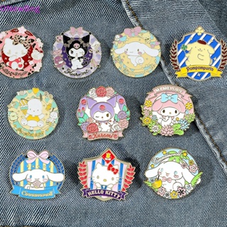 Onew Kawaii Sanrio เข็มกลัด ลายการ์ตูน Hello Kitty Pochacco Cinnamoroll เครื่องประดับ สําหรับเด็ก ของขวัญวันเกิด