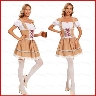 ชุดเดรสเบียร์ Fash The Munich Oktoberfest The Bavarian เครื่องแต่งกาย สําหรับเด็กผู้หญิง