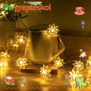 Greateskol สายไฟหิ่งห้อย LED 10 ดวง 1 ม. สําหรับตกแต่งปาร์ตี้ฮาโลวีน คริสต์มาส