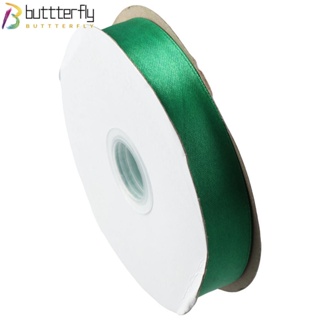 Buttterfly ริบบิ้นผ้าซาติน โพลีเอสเตอร์ สีเขียวมรกต 5/8 นิ้ว 50 หลา สําหรับงานแต่งงาน ปาร์ตี้