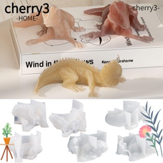 Cherry3 แม่พิมพ์เรซิ่น อีพ็อกซี่ รูปไดโนเสาร์ สําหรับทําจี้ช็อคโกแลต เค้ก DIY