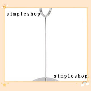 Simple คลิปหนีบรูปภาพ ตัวเลข สเตนเลส สีเงิน 12 นิ้ว สําหรับงานแต่งงาน ร้านอาหาร