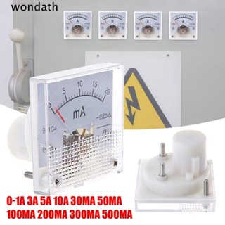 Wonda DC เครื่องวัดแอมป์มิเตอร์ 91C4 แอมมิเตอร์ หัวชี้ แอมมิเตอร์