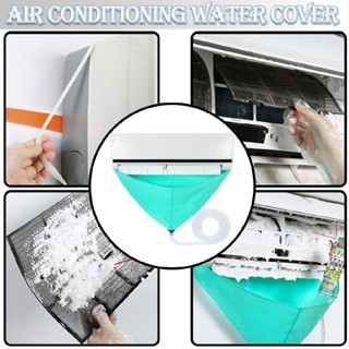 Air Conditioner Cleaning Cover Kit Waterproof Dust Washing Clean Protector Bag