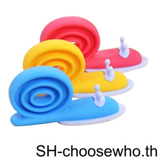 【Choo】กันชนประตู รูปหอยทาก เพื่อความปลอดภัย สําหรับเด็ก 1 2 3 5 Elenxs 3 ชิ้น