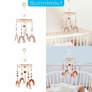 [Sunnimix1] โมบายลูกบอล สีรุ้ง สําหรับแขวนเปลเด็กทารก