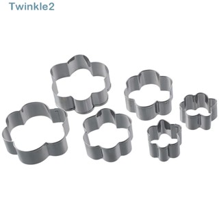 Twinkle แม่พิมพ์บิสกิต สเตนเลส รูปกรงเล็บสุนัข 3 นิ้ว 6 ชิ้น