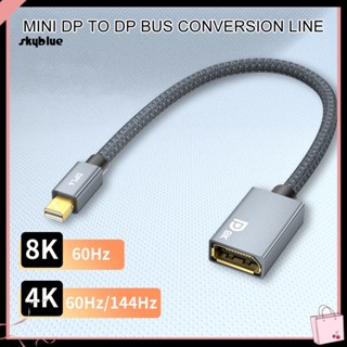 [Sy] สายเคเบิลอะแดปเตอร์วิดีโอ Dp1.4 Mini Dp เป็น Dp 8k60hz Mini Dp เป็น Dp อุปกรณ์เสริมคอมพิวเตอร์