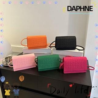 Daphne กระเป๋าสะพายไหล่ ผ้าสักหลาด น้ําหนักเบา สีพื้น แฟชั่นสําหรับสตรี