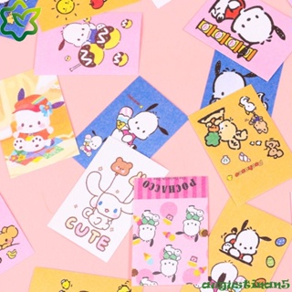 Augustinan สติกเกอร์ ลายการ์ตูนอนิเมะ Cinnamoroll KT Cat Kuromi ขนาดเล็ก สําหรับตกแต่งสมุด DIY