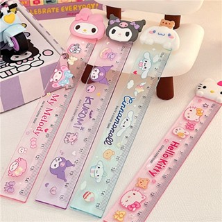 SANRIO ไม้บรรทัดอะคริลิค ขนาดใหญ่ สําหรับวัดขนาดสุนัข และเครื่องเขียน