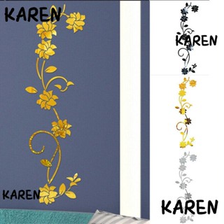 Karen สติกเกอร์กระจก ติดผนัง ลอกออกได้