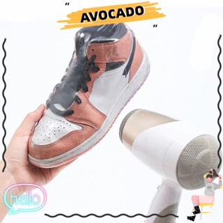 Avocarr ถุงหดหุ้มรองเท้าผ้าใบ พลาสติก PVC กันความร้อน ไม่มีกลิ่น ขนาด 28x45 ซม. 11x18 นิ้ว สําหรับผู้ชาย และผู้หญิง 100 ชิ้น